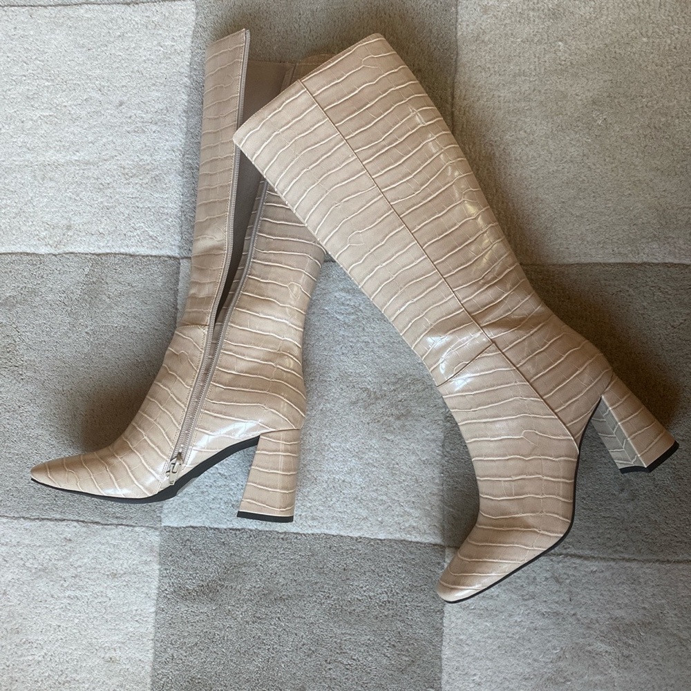 Jeffrey Campbell Heeled Croc Boots